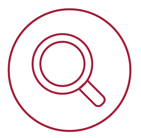 icon of magnifying glass