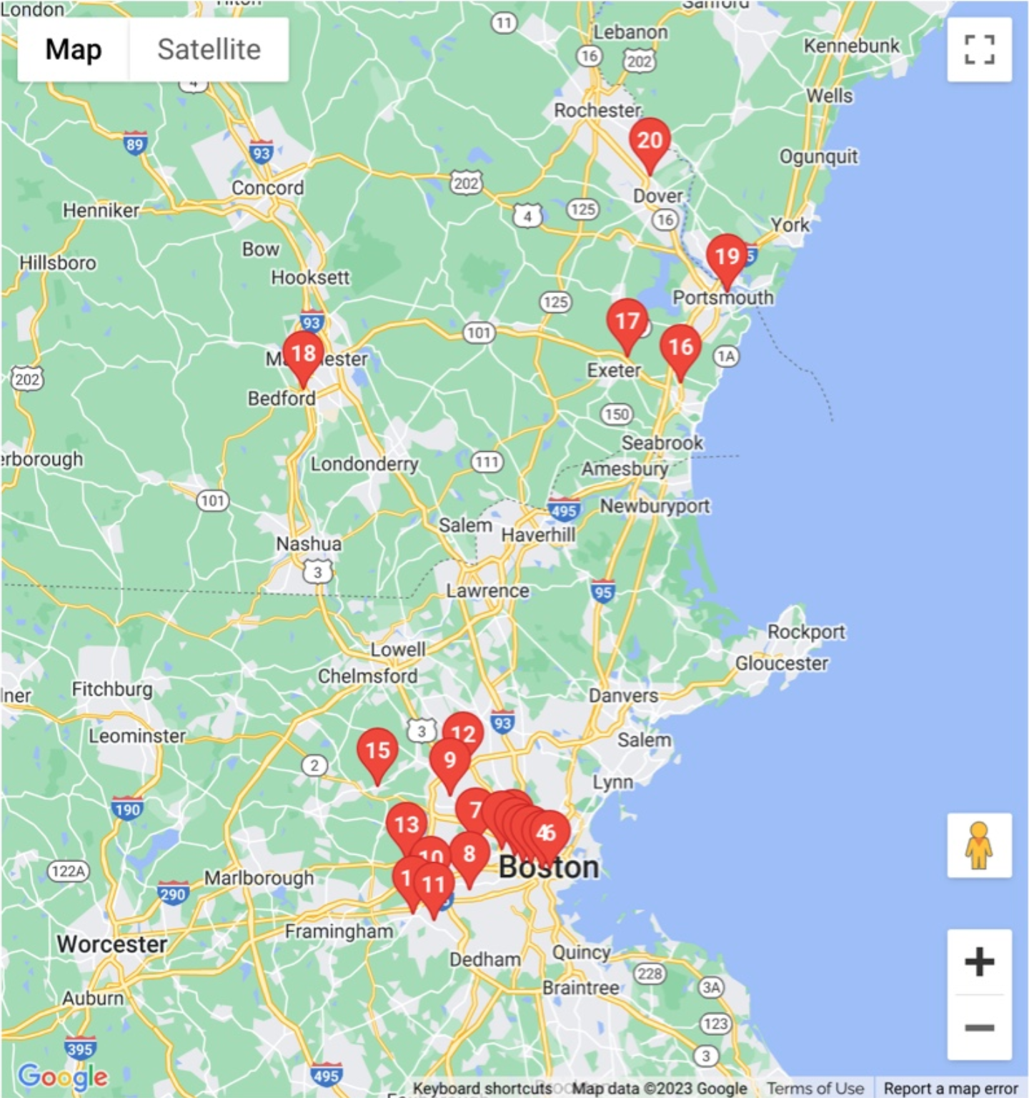 Cambridge Trust Map